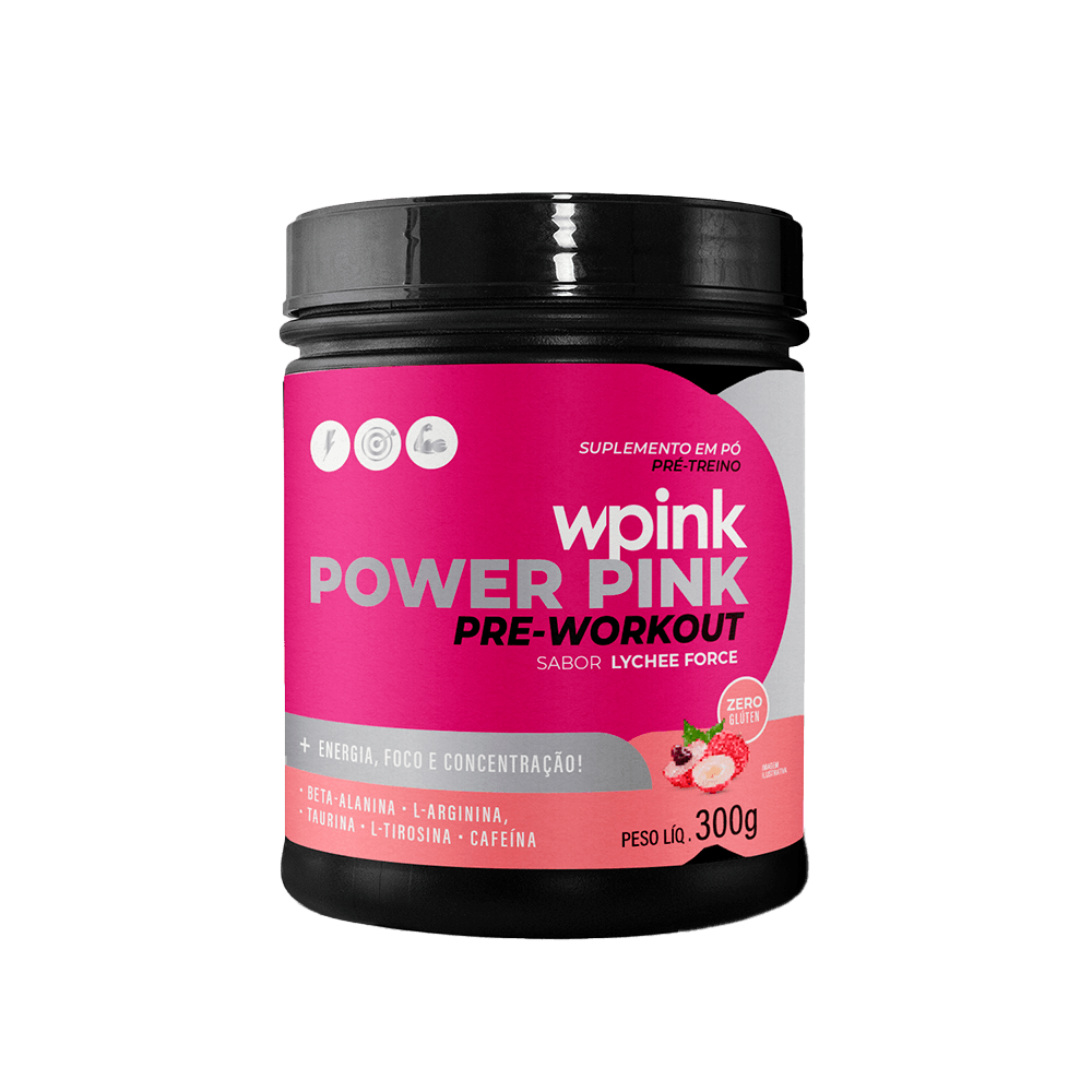 Super Power Pink De Lichia - Pré-treino – 300g