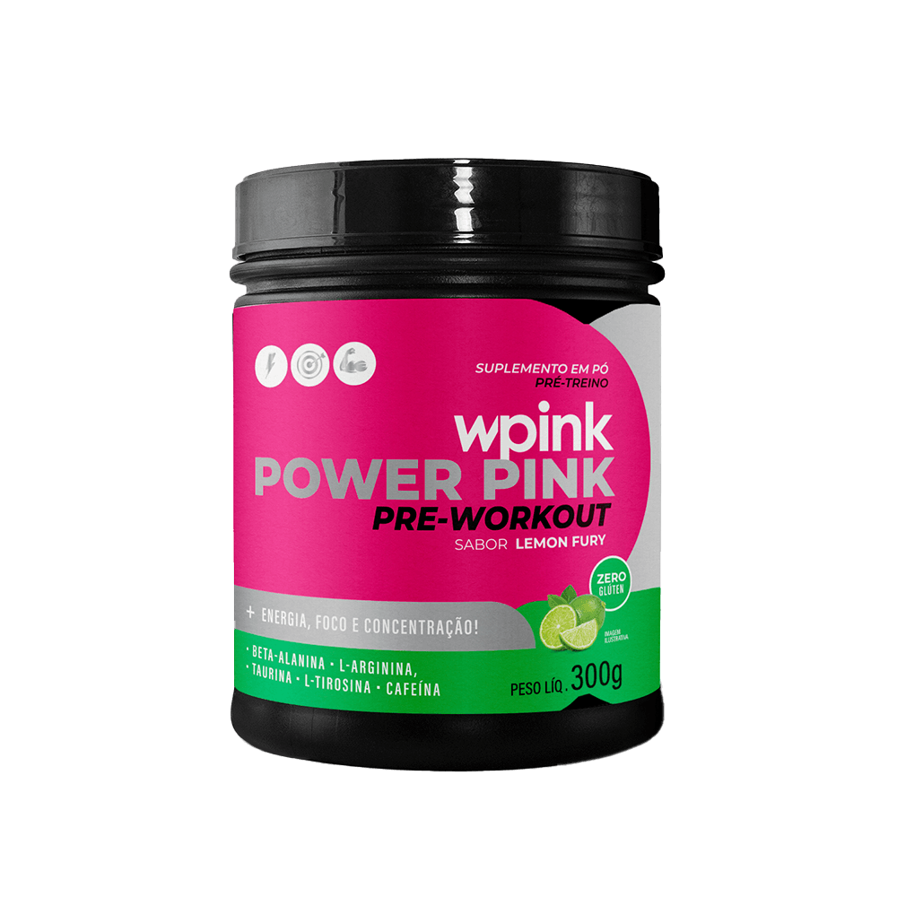 Super Power Pink De Limão - Pré-treino – 300g