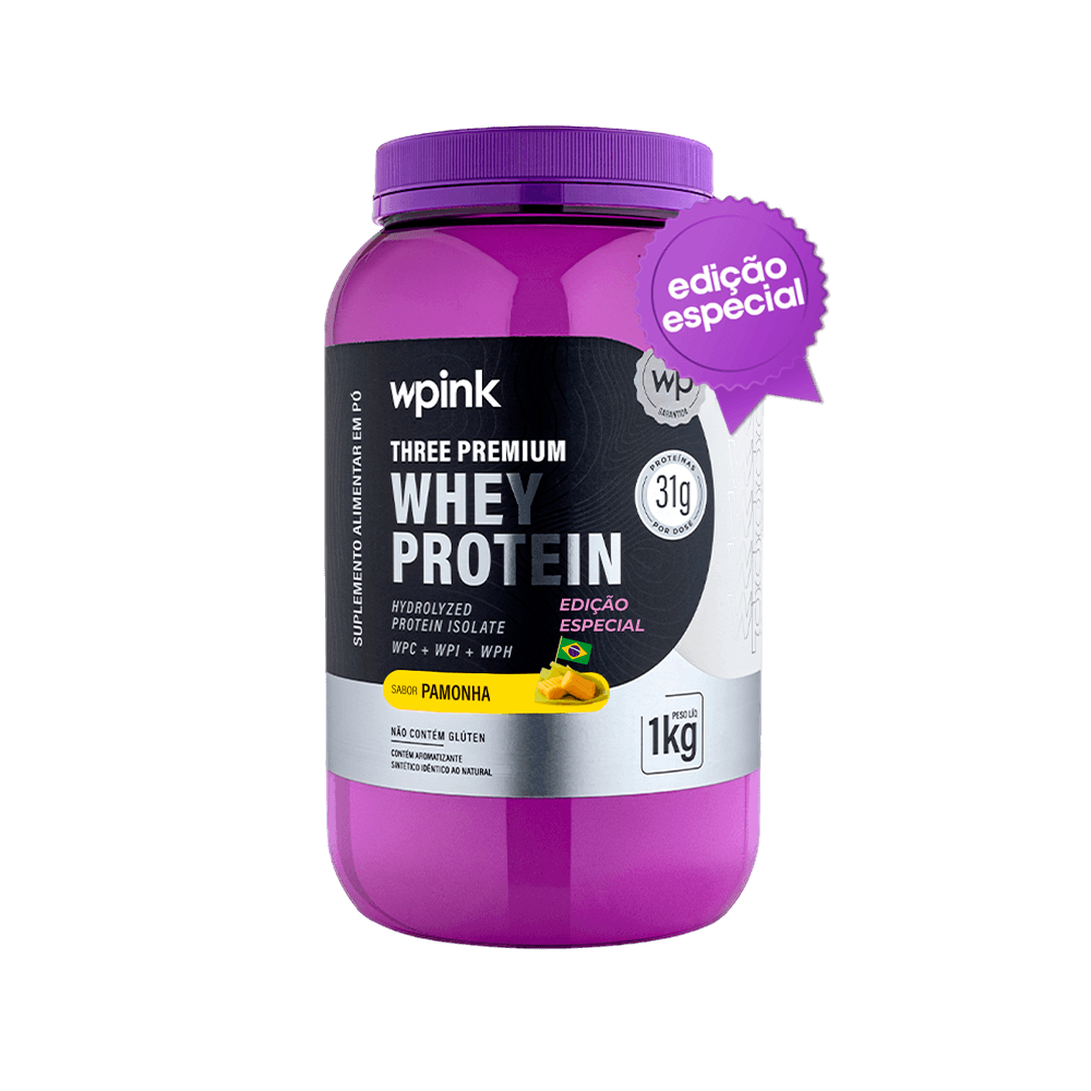 Three Premium Whey Protein Pamonha 3W - (1kg)